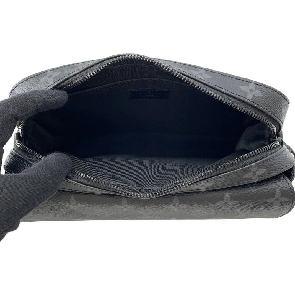 Louis Vuitton Shoulder Bag Monogram Eclipse Black Steamer Messenger Black - Picture 5 of 12